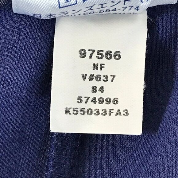 Lands’ End Wide Leg Sweatpants Women's Plus Size 1X Blue Stretch Knit Pockets - Picture 12 of 12